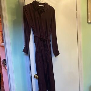 & Other Stories Silky purple dress